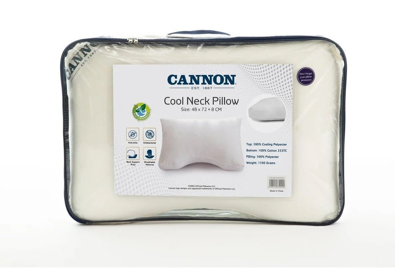 Cannon وسادة عنق كانون كول (48 × 72 سم) تهوية ميكرو-مناخ وتخفيف الكتف - Image 1